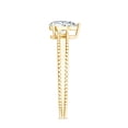 thumbnail image 3 of Rosec Jewels Certified Lab Grown Diamond Solitaire Engagement Ring - EF-VS Quality, 18K Yellow Gold, US 7.50, 3 of 8
