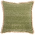 thumbnail image 2 of Deep Green Fringed Throw Pillow, 2 of 3