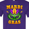 thumbnail image 4 of Inktastic Mardi Gras with Green Masquerade Mask T-Shirt, 4 of 5