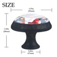 thumbnail image 4 of 4 Pcs Christmas Santa Claus Knobs for Kitchen Cabinet Cupboard Dresser Bookcase Drawer Pulls Handles Round Home Decor, 4 of 8