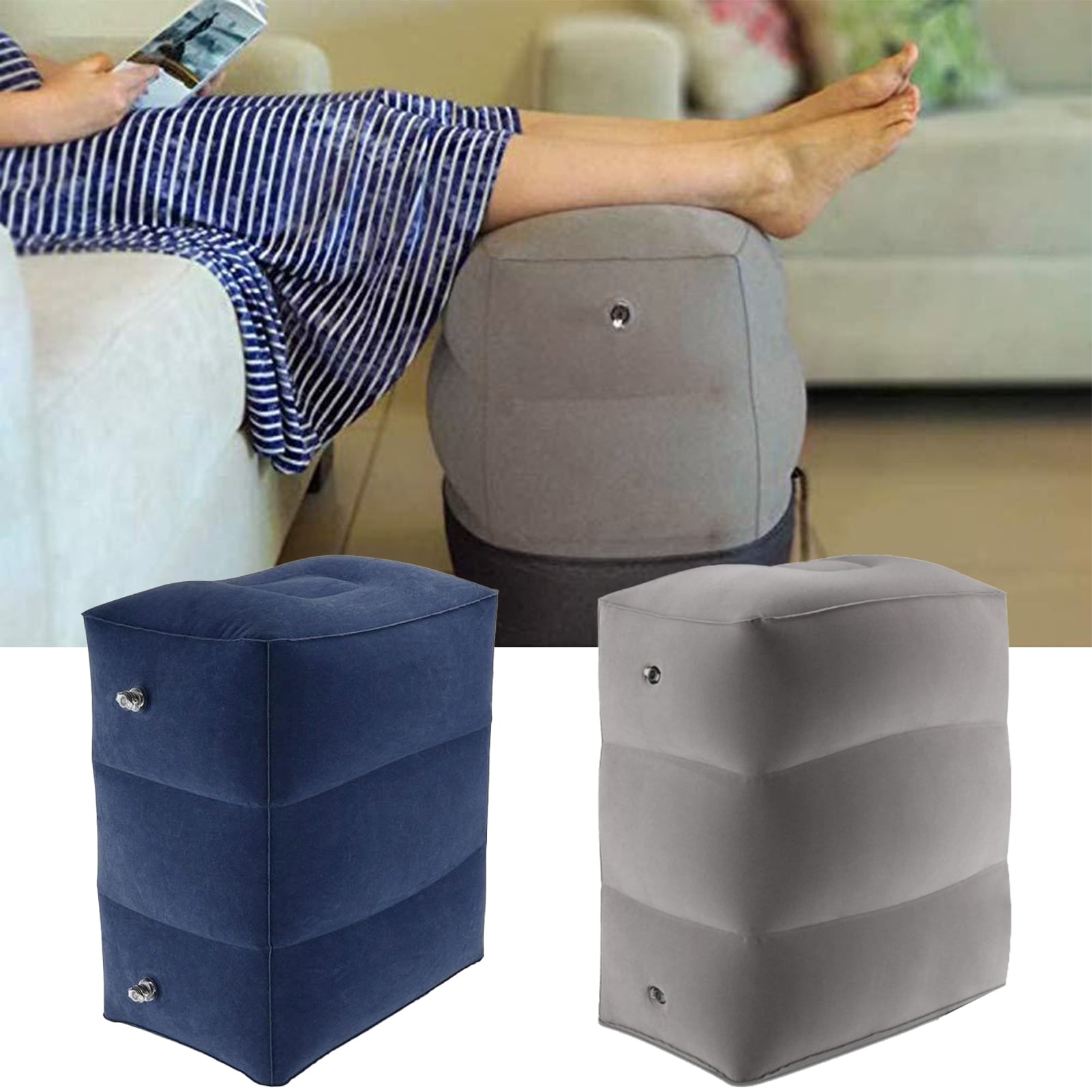 inflatable travel foot rest pillow target