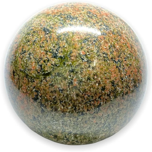 Spiritual Elementz Unakite Sphere Orgone Gemstone Ball for Reiki and Home Decor, Crystals and Healing Stones,(40-50mm) Stone of Eliminate Bad Habits