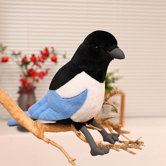2026 New Stuffed Magpie Toys, Plushies Pillow Magpie Plush Toys, Simulation Magpie Plush Toys, Cartoon Bird Rag Dolls Classmate Dolls for Birthdays, Holidays, Xmas, Anniversaries and Party Gifts