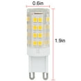 thumbnail image 3 of DEELLEEO 10 Pack LED G9 Warm White LED Corn Bulb Lamp Light 120V AC US Shipping, 3 of 6