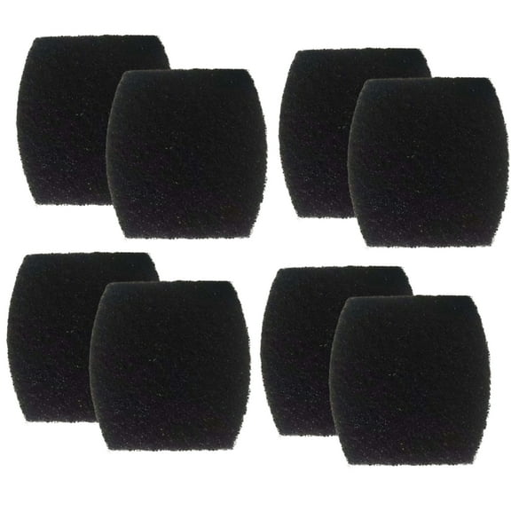 TropicAqua Charcoal Cat Litter Box Replacment Filter Compatible with Petmate Booda Clean Step Carbon Odor Filters (Pack of 8)