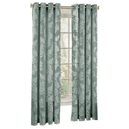 Fossil Fern Pattern Semi-Sheer Window Curtain Panel to Allow for Privacy and Sunlight - Home Decor for Any Room, 54