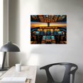 thumbnail image 4 of Nawypu  Canvas Prints Wall Art Airplane Cockpit Flight Deck in Sunset Photo Art Print Plane Poster Modern Home Decor Stretched and Framed Ready to Hang for Office Decorations, 4 of 6