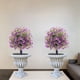 thumbnail image 1 of Flores artificiales violetas en estaca para decoración de jardín | Arreglos florales artificiales realistas | Fáciles de instalar para patio y jardín | Incluye 1 adorno, 1 of 6