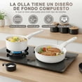thumbnail image 4 of Juego de Sartenes Antiadherentes, Juego de 21 Ollas, Batería de Cocina con Mango Desmontable, Sartenes Acero Inoxidable Apta para lavavajillas y Hornos, 4 of 4