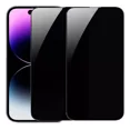 thumbnail image 1 of Mica Para iPhone De Privacidad 2 Piezas Cristal Templado 9d, 1 of 7