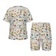 thumbnail image 1 of Balery Dogs Funny Pets Conjunto de Pijama Infantil de Manga Corta con Estampado – Ropa de Dormir de Algodón Suave-3X-Large, 1 of 6