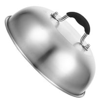 PAMINGONO Dome Lid 1Set Stainless Steel for Cooking Griddle and Food Protection in Restaurants