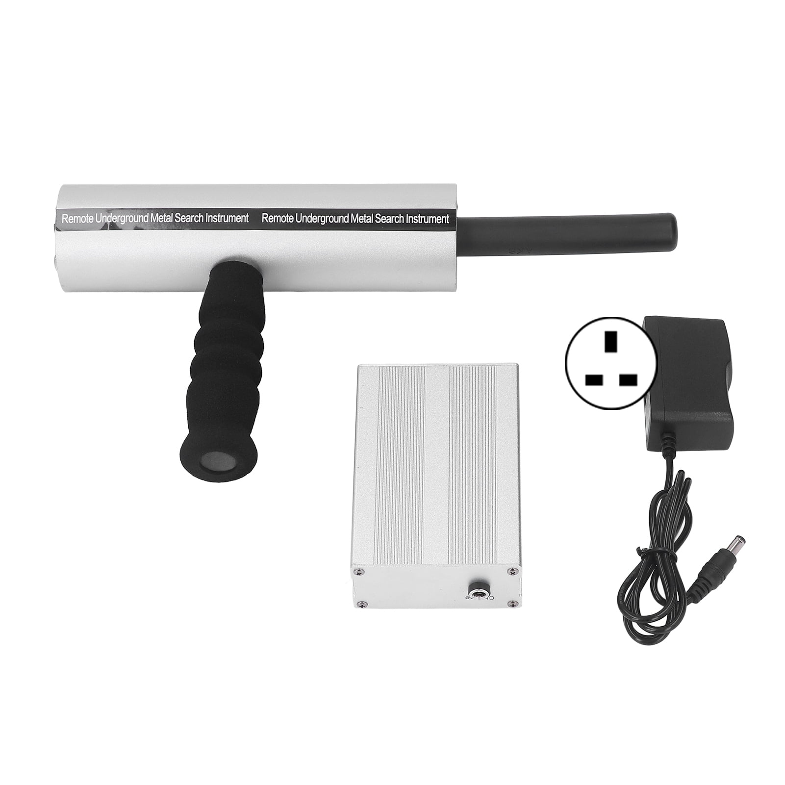 Rechargeable Metal Detector,Handheld Metal Locator,Metal Detector Aluminum Silver 14m Depth 800m Range Handheld Rechargeable Detector for Gold Silver Hunting 100‑240V