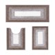 thumbnail image 2 of Juego de alfombras de baño de microfibra antideslizantes, suaves, absorbentes y lavables a máquina | Alfombra contorneada en forma de U para inodoro, bañera y ducha, 2 of 7