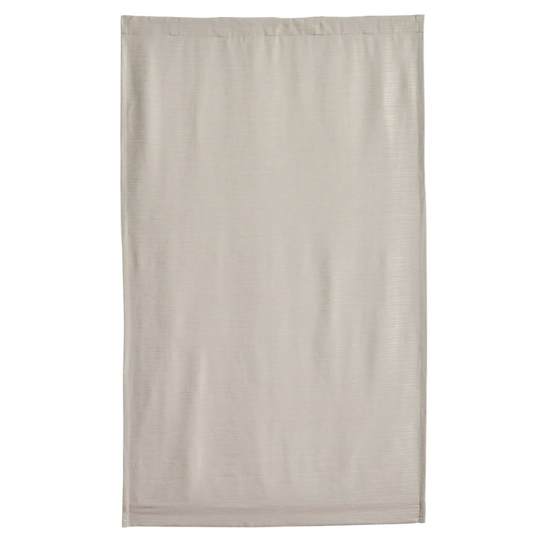 Better Homes & Gardens Striated Luxe Blackout Curtain, Vanilla photo 6