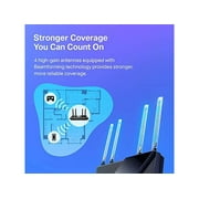 TP-Link WiFi 6 Router AX1800 Smart WiFi Router (Archer AX21) - Dual Band Gigabit Router, Works with Alexa