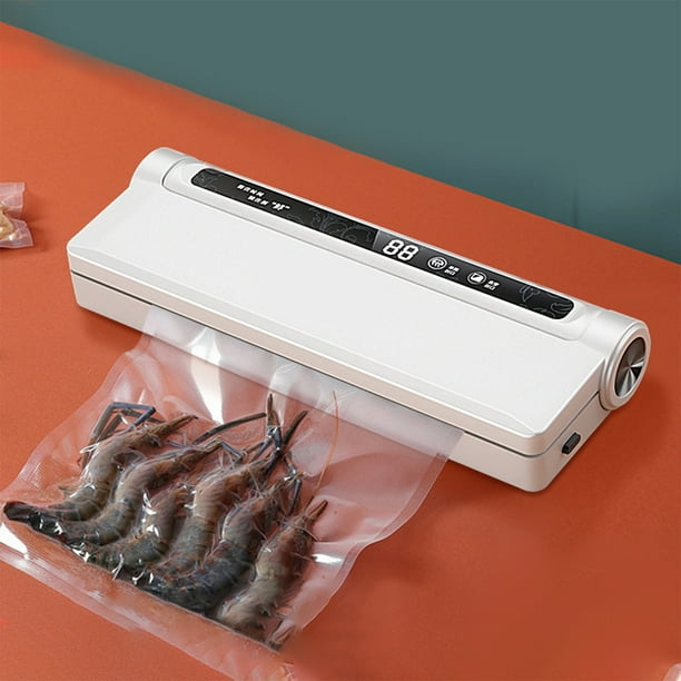 Sellador al vacío automático para electrodomésticos, mini sellador de alimentos portátil para el hogar, máquina selladora de plástico al vacío para mantener la frescura.