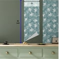 thumbnail image 5 of Ambesonne, Modern Peel & Stick Wallpaper for Home, Brush Draw Floral Abstract, 13"x36", Cadet Blue and Grey Teal, 5 of 5