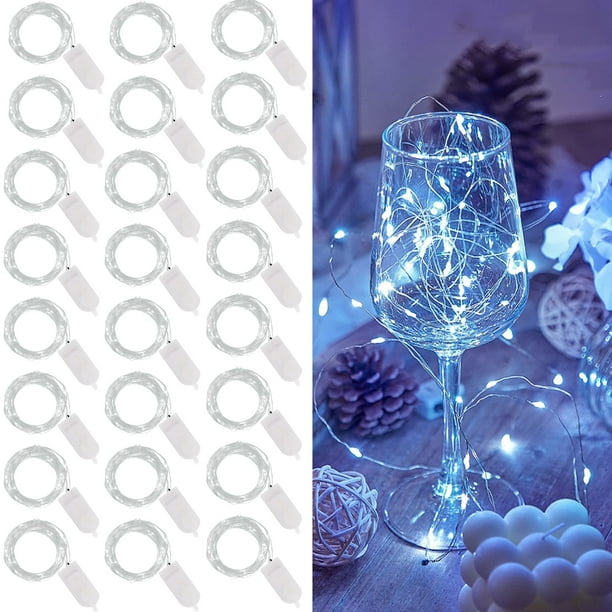 Fairy Lights WATERGLIDE 20 LED, funciona con pilas, 2 m, 24 unidades