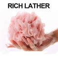 thumbnail image 2 of Loofah Sponge Bath Sponge for Women Men 1 Pack (Pink), 2 of 3