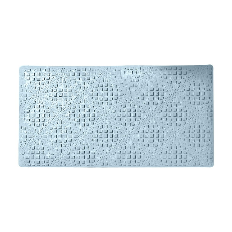Rovga Door Mat Square Shower Mat Extra Large Non Slip Mat For Elderly &  Kids Bathroom Drain Holes Strong Suction Cups Home Decor 
