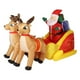 thumbnail image 3 of Trineo de Papá Noel de poliéster, decoración de trineo de Papá Noel inflable, trineo de Papá Noel inflable, decoración de Papá Noel de Navidad, características de vanguardia, 3 of 8