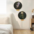 thumbnail image 6 of 5 Sets Embroidery Kit Jellyfish Patterns Colorful Ocean Animal with 1 Embroidery Hoop and Color Threads Needles Stitchwork Artwork Stamped Stitch Kits for Beginners Adult Supplies, 6 of 7