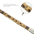 thumbnail image 4 of FRCOLOR Learning Flute Dizi Chinese Instrument Aged Rosewood Dizi F Key Practical Traditional Bawu, 4 of 4