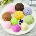 thumbnail image 3 of HLONK 6Pcs Simulation Ice Cream Balls Imitation Fake Food Desserts Decoration for Display, 3 of 7