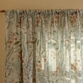 thumbnail image 2 of Vireellx Floral 84 Inches Curtains for Bedroom Jacquard Drapes Bird Patterned Semi Sheer Boho Living Room Window Curtains 2 Panels Farmhouse Rod Pocket Light Filtering Decorative Window Treatments, 2 of 7