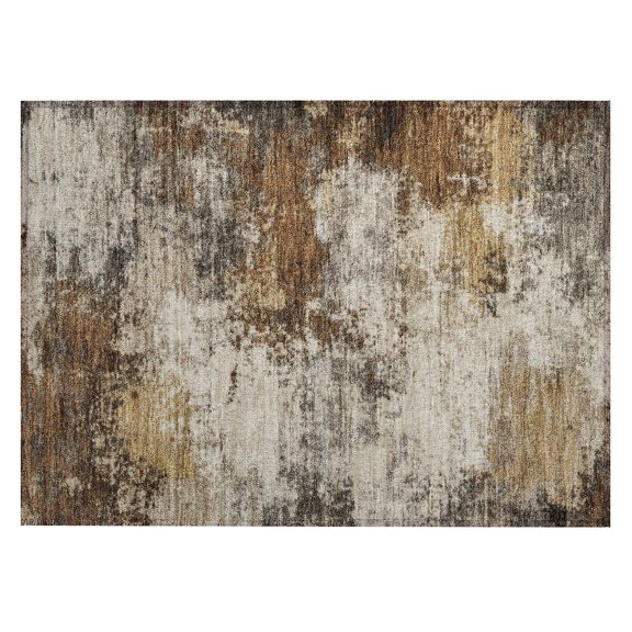 Dalyn Rugs Machine Washable Indoor/Outdoor Chantille ACN2064 Brown 1'8" x 2'6" Rug