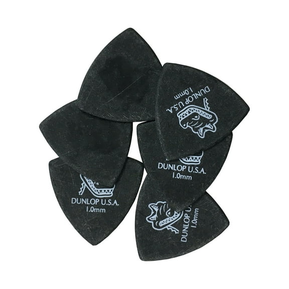 Dunlop Guitar Picks Gator Grip Small Triangle 1.0mm 6-pack