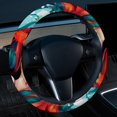 thumbnail image 2 of Mermaid 14.5 Inch Printing PVC Leather Car Wheel Cover Steering Wheel Cover Auto Accessories, 2 of 6