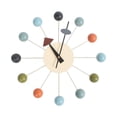 thumbnail image 3 of Elodie Round Ball Wall Clock Quiet Mid Century for Living Room Kitchen Decor Clocks Colorful Ball, 3 of 8