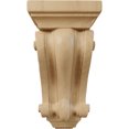 thumbnail image 2 of Ekena Millwork 5"W x 3 1/4"D x 9 1/2"H Cole Pilaster Wood Corbel, Cherry, 2 of 4