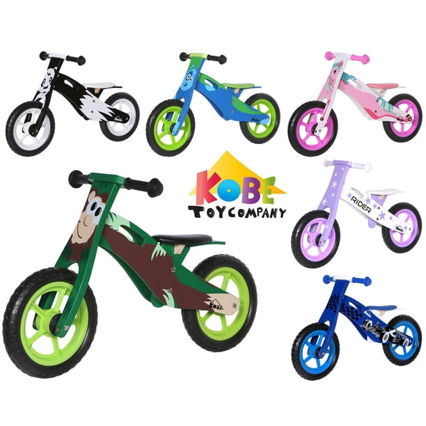 Kids wooden balance outlet bike