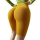thumbnail image 5 of Pantalones cortos de poliéster Minnieouse Gimnasio en casa Correr Jogging Cintura alta Amarillo SG, 5 of 6