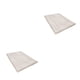 thumbnail image 2 of Bearachild Alfombrilla de baño antideslizante con fondo de TPR para un paso seguro antideslizante de felpa absorbente blanco 40*60cm Blanco 40*60cm 2Conjunto, 2 of 6