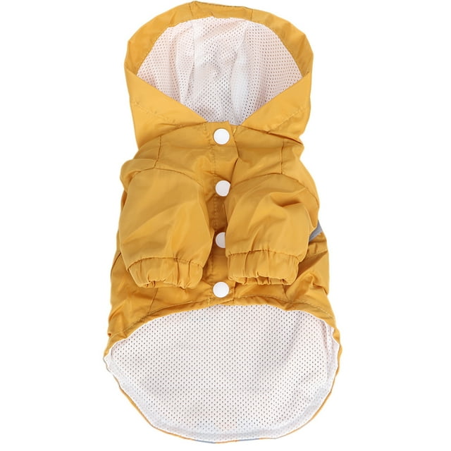 Imperméable pour Chien, Polyester Imperméable Réfléchissant Imperméable à Capuche Imperméable Imperméable Imperméable Imperméable pour Animaux de Compagnie de Qualité Supérieure