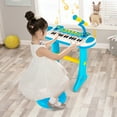 Costway 31Key Children's Piano Keyboard Toy with Stool & Microphone