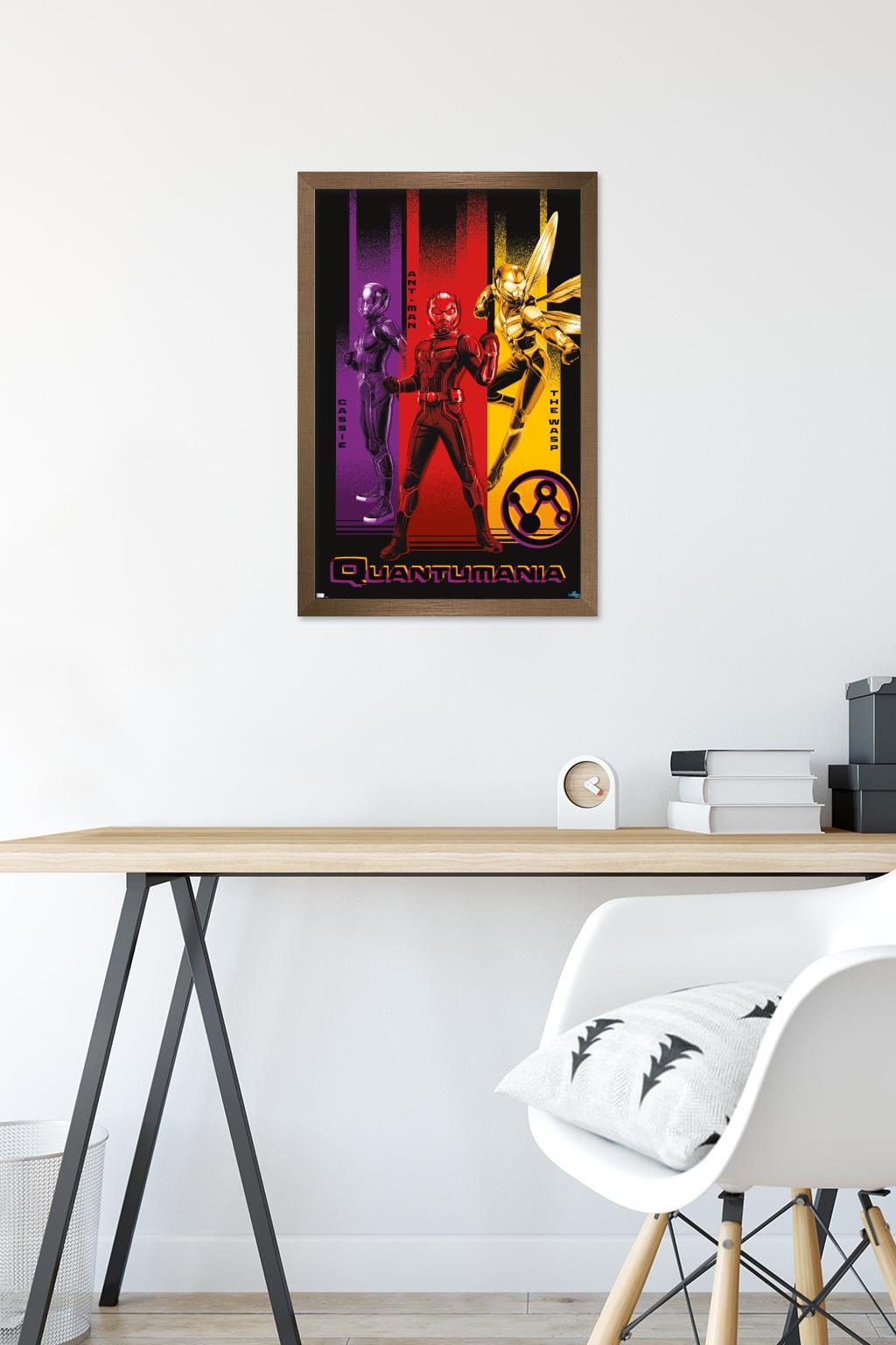 Marvel Ant-Man And The Wasp: Quantumania - Trio Wall Poster, 14.725" x 22.375" Framed