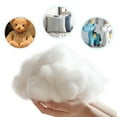 thumbnail image 2 of 100g Polyester Fiber Fill - Soft Pillow Stuffing, Polyfill Stuffing for Stuffed Animals, Toys, Dolls, High Resilience Fiber Filling Stuffing for Cushions, DIY Craft, 2 of 14