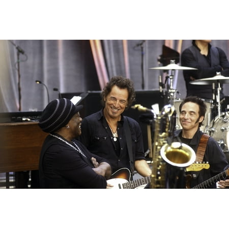 Bruce Springsteen and Clarence Clemons at Rockefeller Center Photo