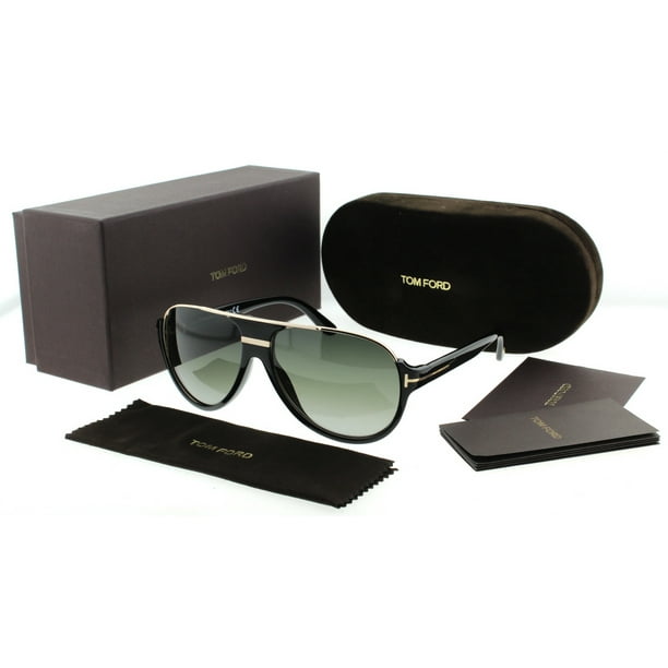 Tom Ford Dimitry Aviator Men's Sunglasses, Pilot Shape, Shiny