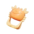 thumbnail image 1 of mordedor infantil,dibujos animados bebé infantil mordedor dentición masticar juguete,agarre de ejercicio sensorial de juguete de silicona de grado alimenticio,niño molar mordedor Amarillo, 1 of 9
