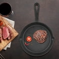 thumbnail image 3 of Cast Iron Skillet Vintage Cast Iron Skillet Frying Pan Practical Cookware for Grilling Frying Roasting Stewing Frying Grilling(16cm), 3 of 8