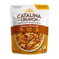 thumbnail image 1 of Catalina Crunch Protein Snack Mix &ndash; 0.31 oz de prote&iacute;na, 0.04 oz de az&uacute;car por porci&oacute;n, buena fuente de fibra, keto, sin gluten, mostaza de miel, bolsa de 5., 1 of 7