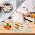 thumbnail image 6 of Mushroom Fall Forest Dish Drying Mats for Kitchen Counter Absorbent Microfiber Dish Drying Matt 16 x 18 Inch Draining Reusable Rack Pad, 6 of 8