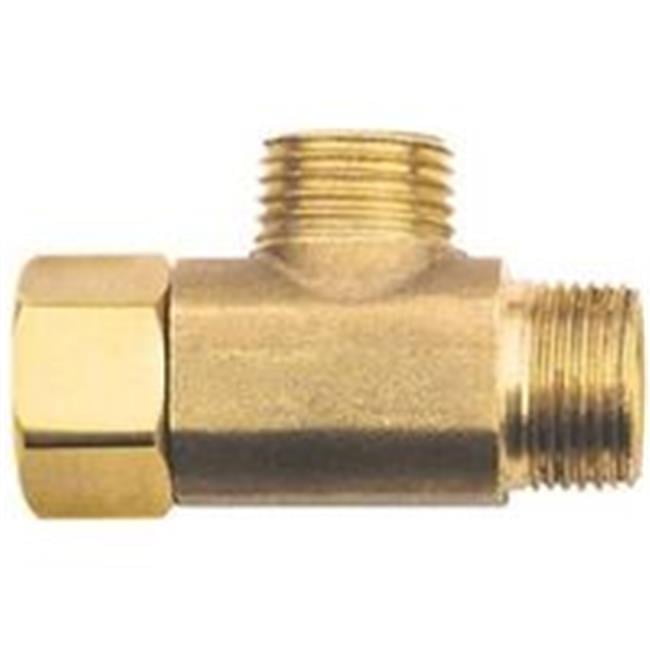 Water Supply Connector Tee, 0.375 in. OD Female x OD x OD
