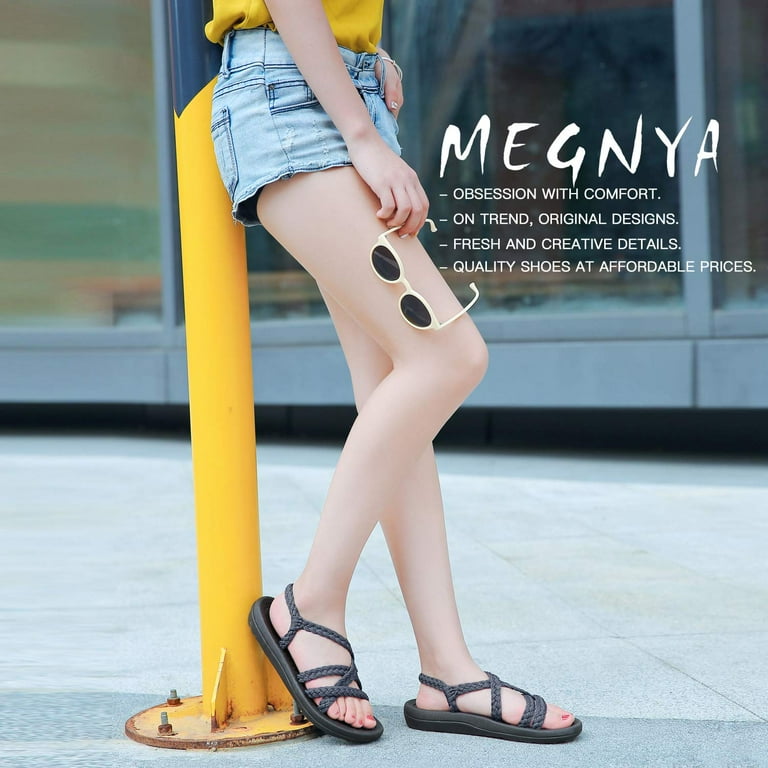 MEGNYA Women's Comfortable Walking Sandals with Arch Support